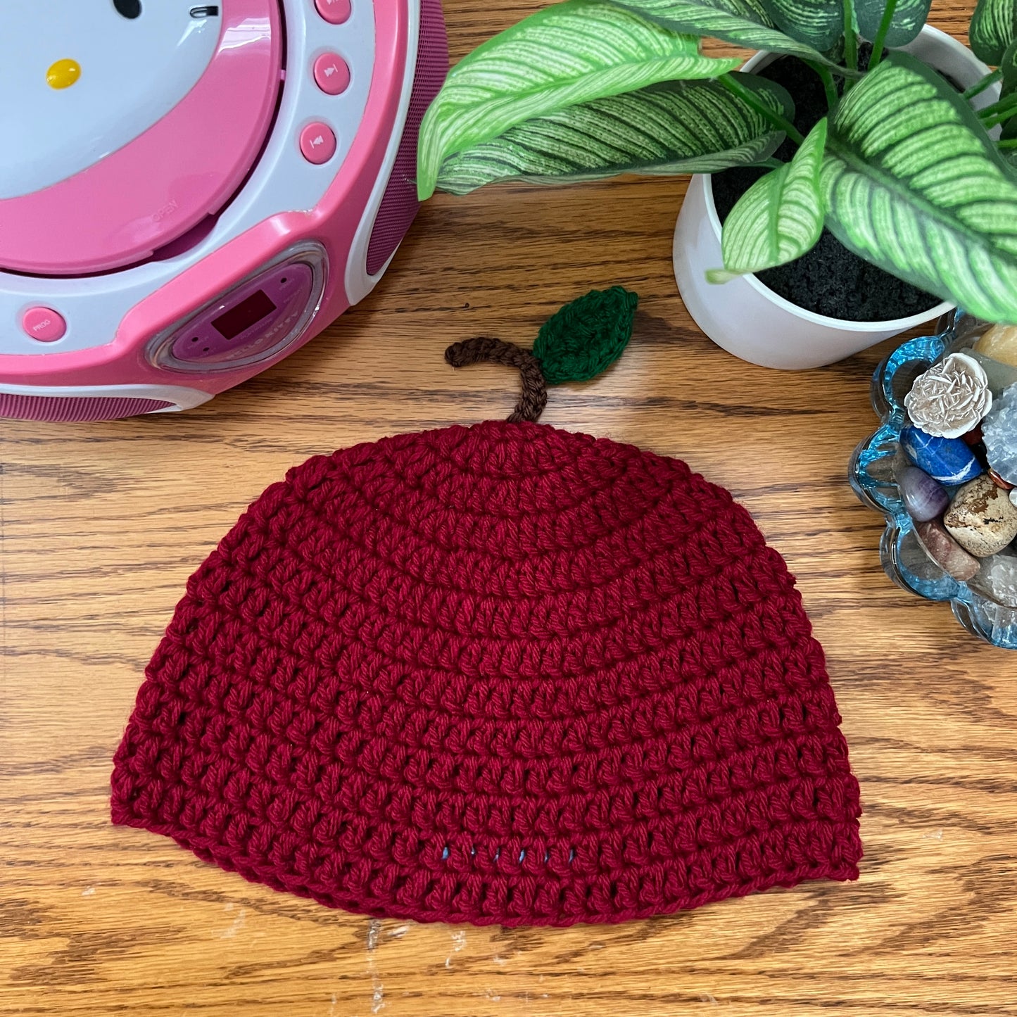 Crimson Delight Apple Hat