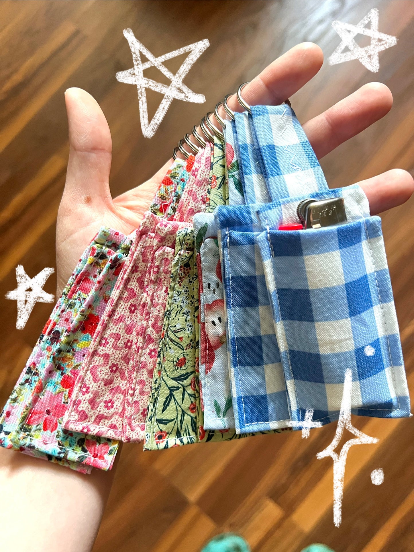 Flower Fields Quilted Make-Up Bag