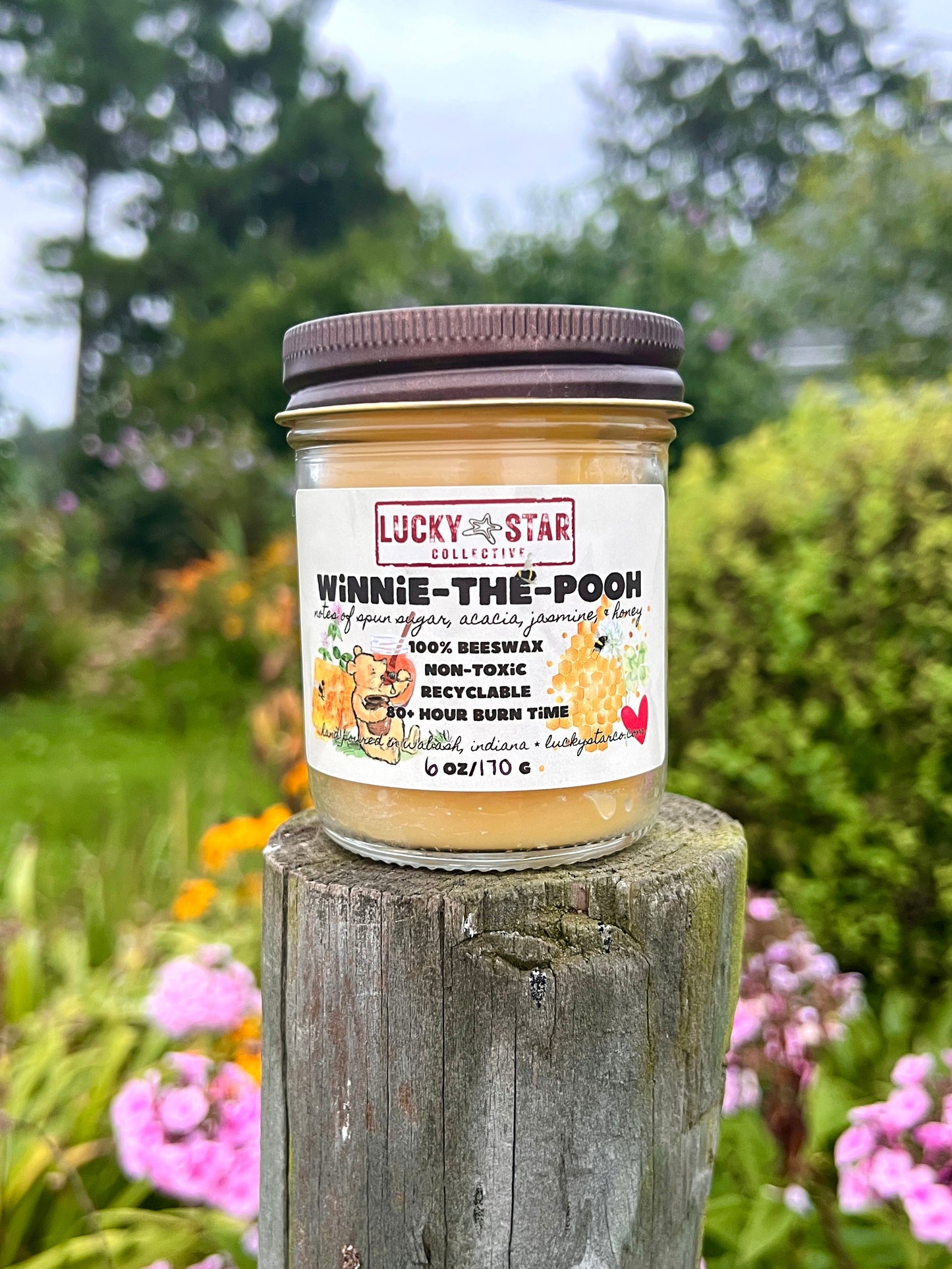 Winnie-the-Pooh Beeswax Candle