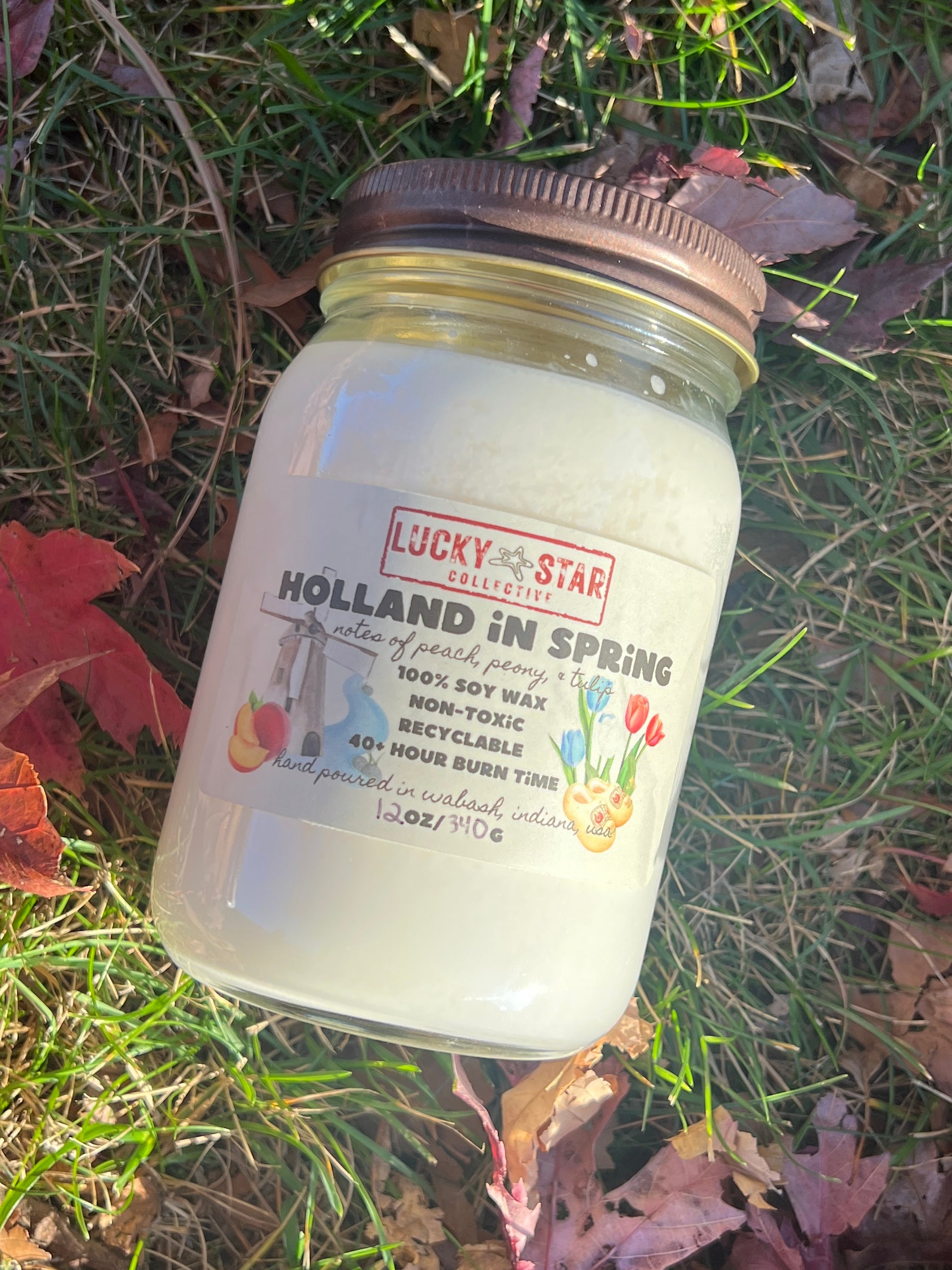 Holland In Spring Candle