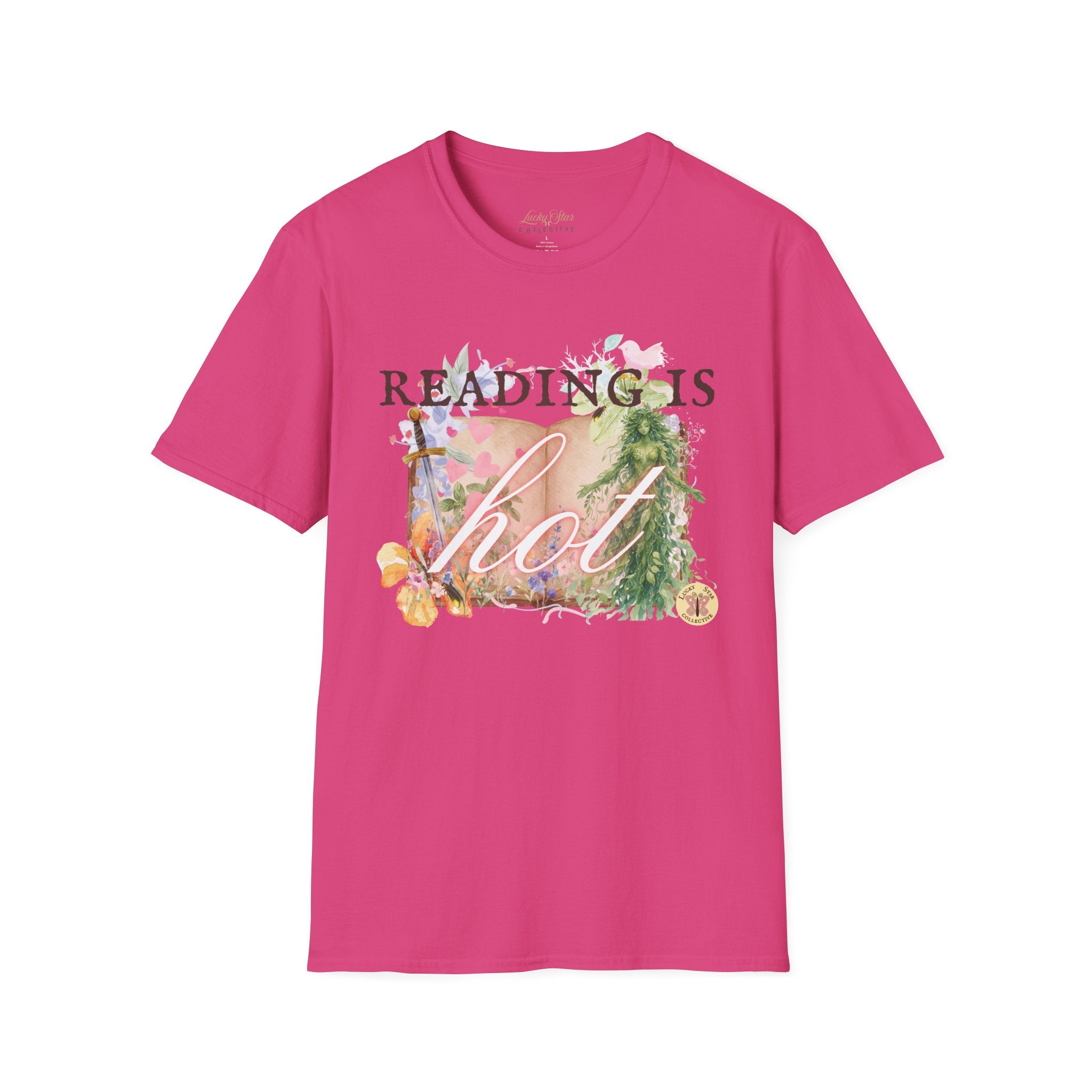 Reading is Hot Unisex T-Shirt - Green Planet