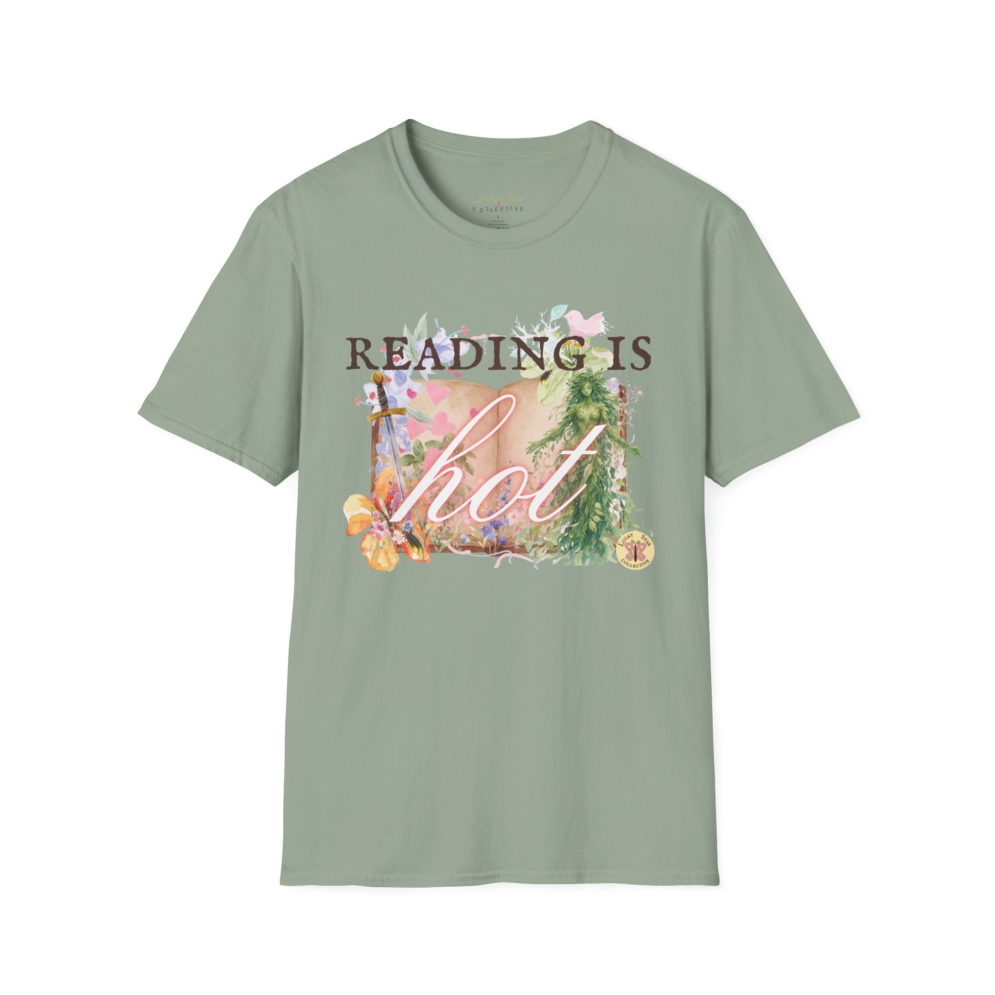 Reading is Hot Unisex T-Shirt - Green Planet