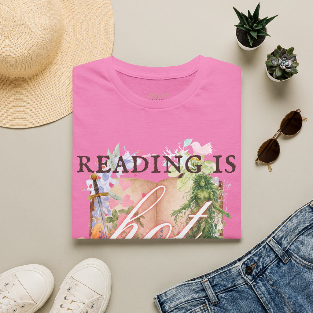 Reading is Hot Unisex T-Shirt - Green Planet