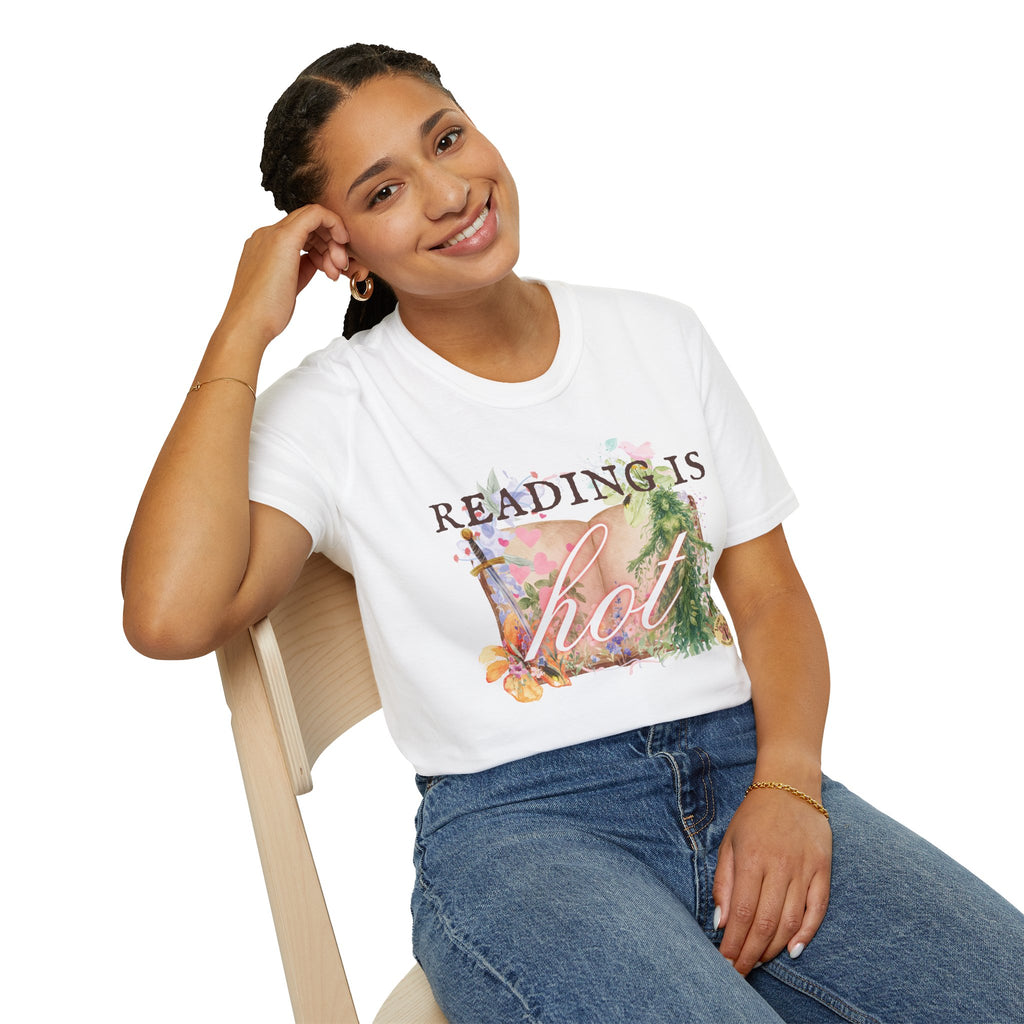 Reading is Hot Unisex T-Shirt - Green Planet