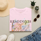 Reading is Hot Unisex T-Shirt - Blue Wind