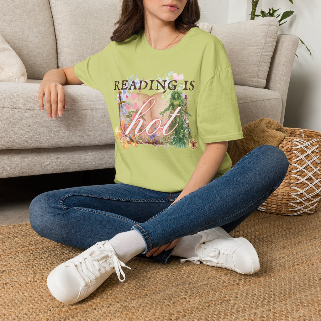 Reading is Hot Unisex T-Shirt - Green Planet