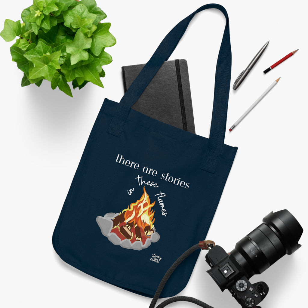 Campfire Stories Organic Canvas Tote Bag