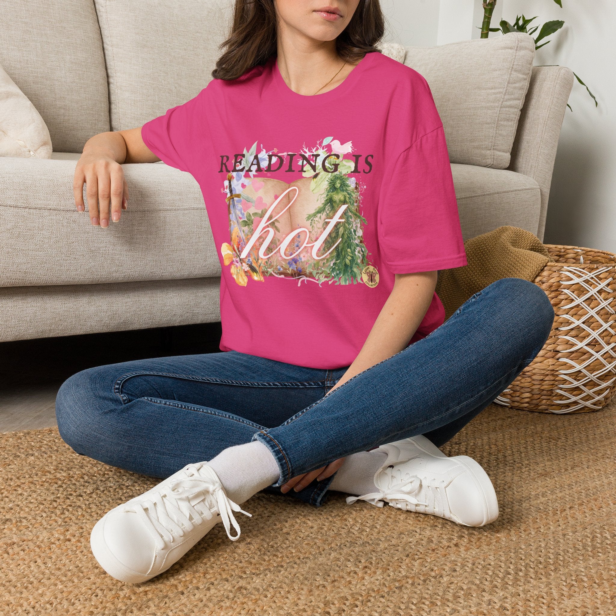 Reading is Hot Unisex T-Shirt - Green Planet