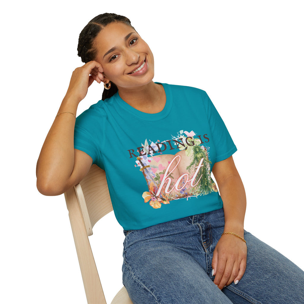 Reading is Hot Unisex T-Shirt - Green Planet