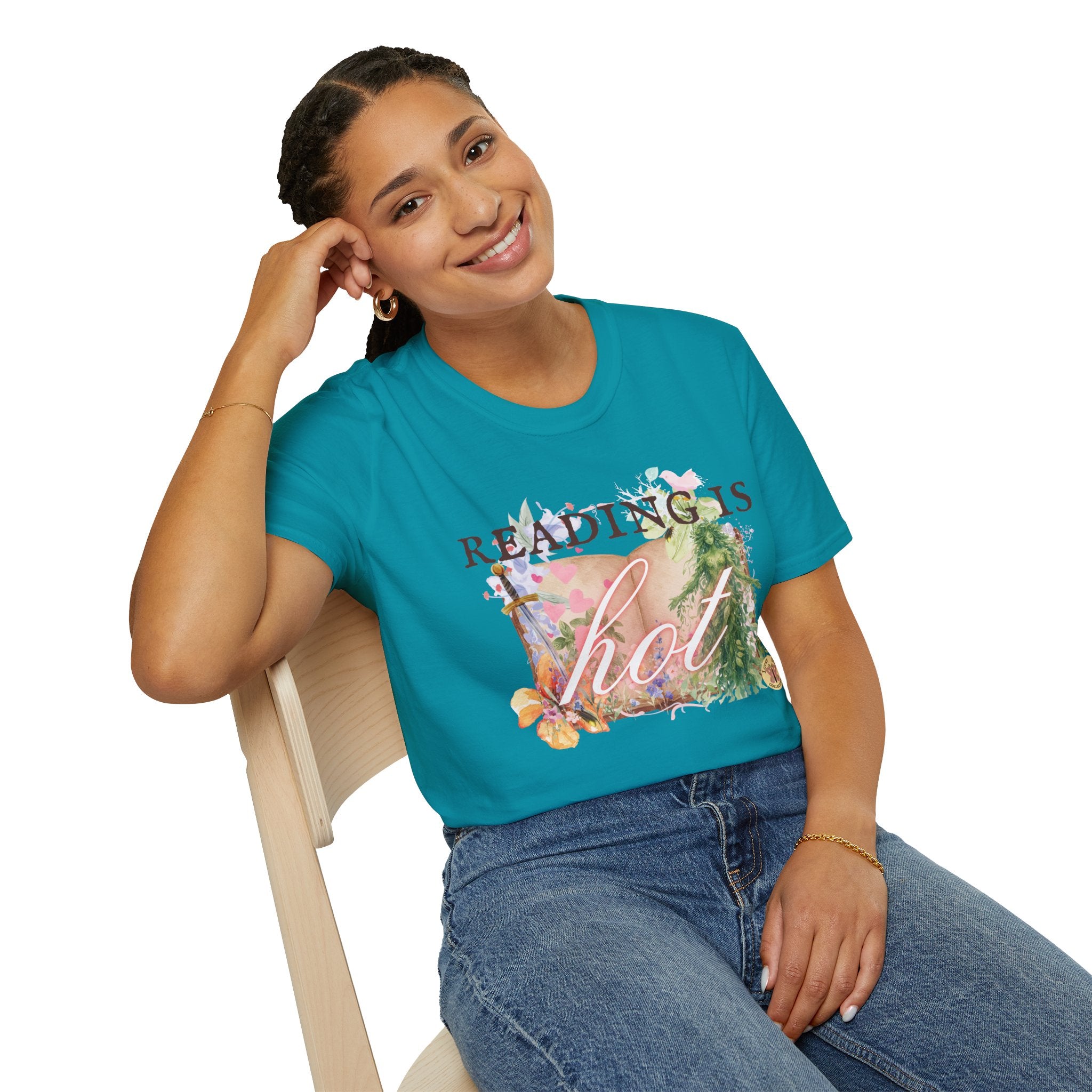 Reading is Hot Unisex T-Shirt - Green Planet