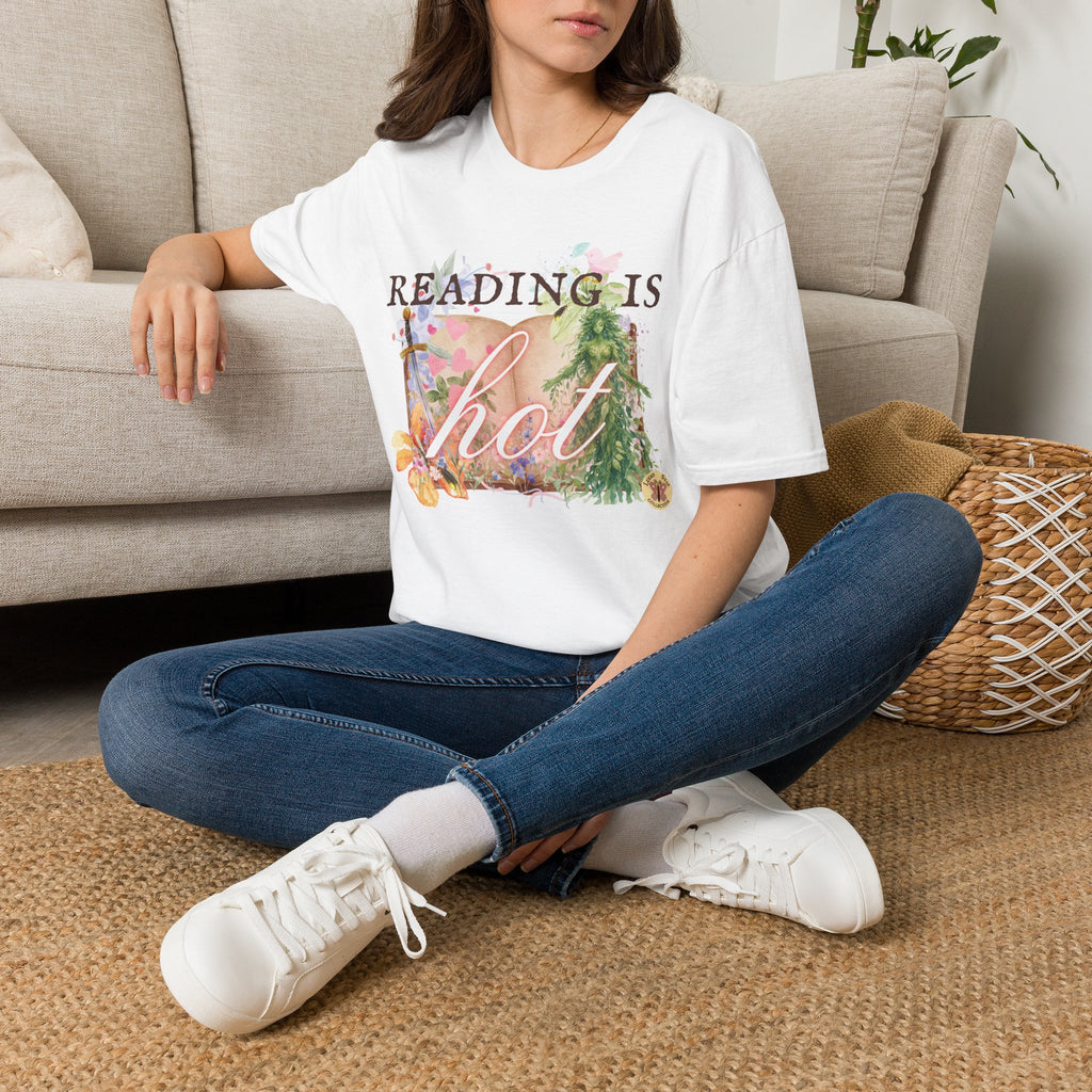 Reading is Hot Unisex T-Shirt - Green Planet