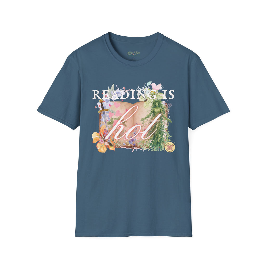 Reading is Hot Unisex T-Shirt - Green Planet