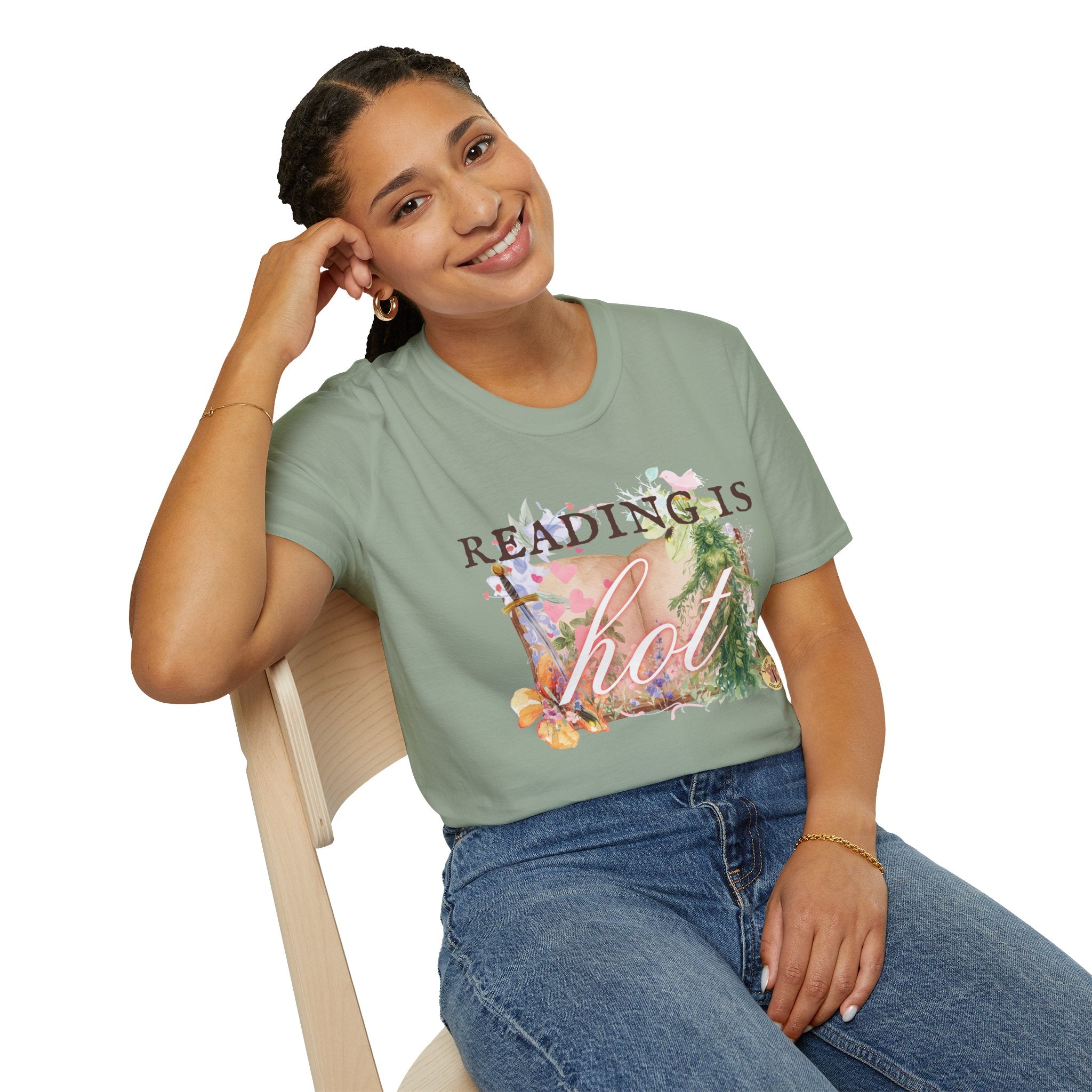 Reading is Hot Unisex T-Shirt - Green Planet