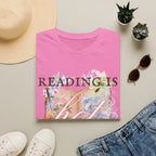 Reading is Hot Unisex T-Shirt - Blue Wind