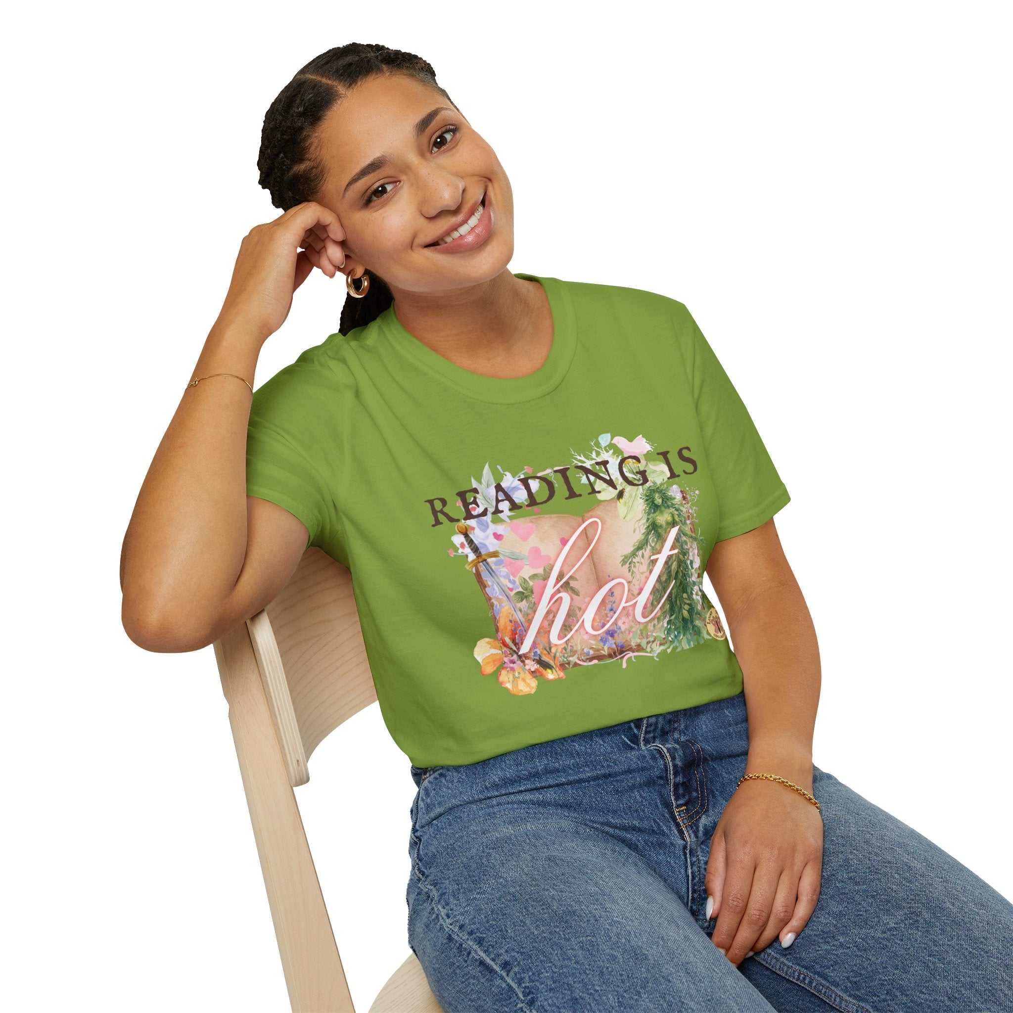 Reading is Hot Unisex T-Shirt - Green Planet