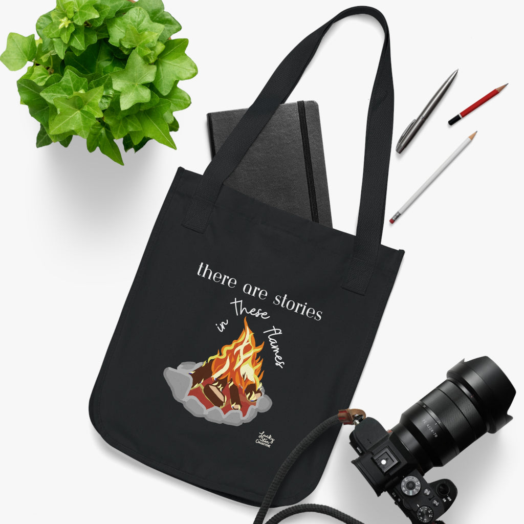 Campfire Stories Organic Canvas Tote Bag