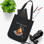 Campfire Stories Organic Canvas Tote Bag