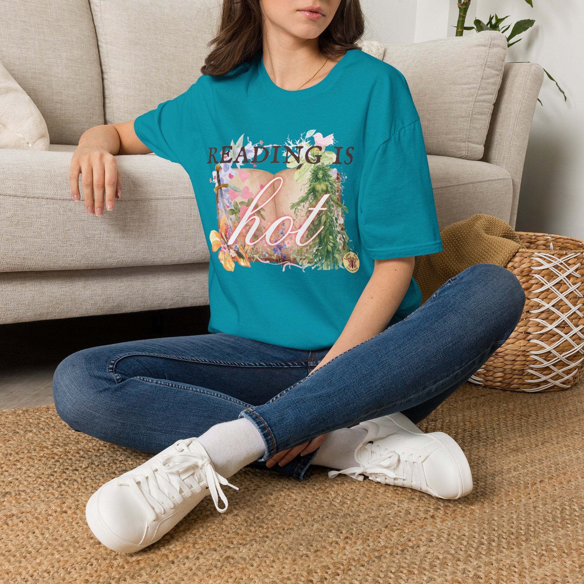 Reading is Hot Unisex T-Shirt - Green Planet