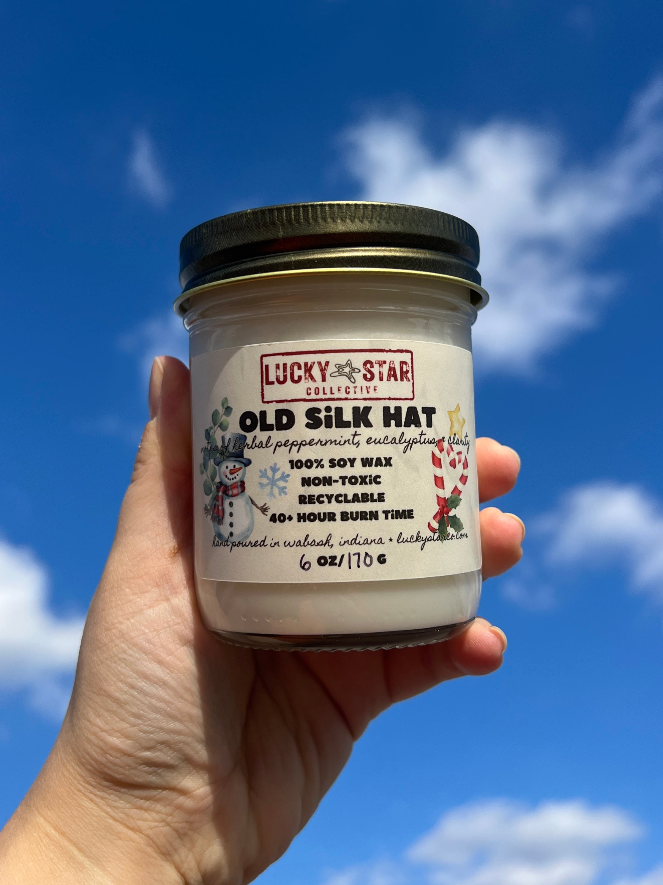 Old Silk Hat Candle