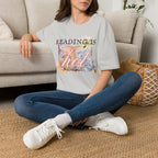 Reading is Hot Unisex T-Shirt - Blue Wind