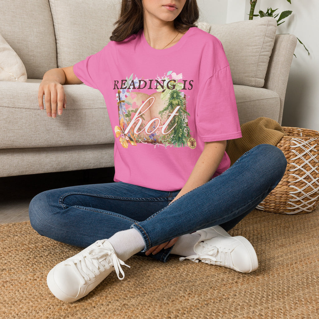 Reading is Hot Unisex T-Shirt - Green Planet