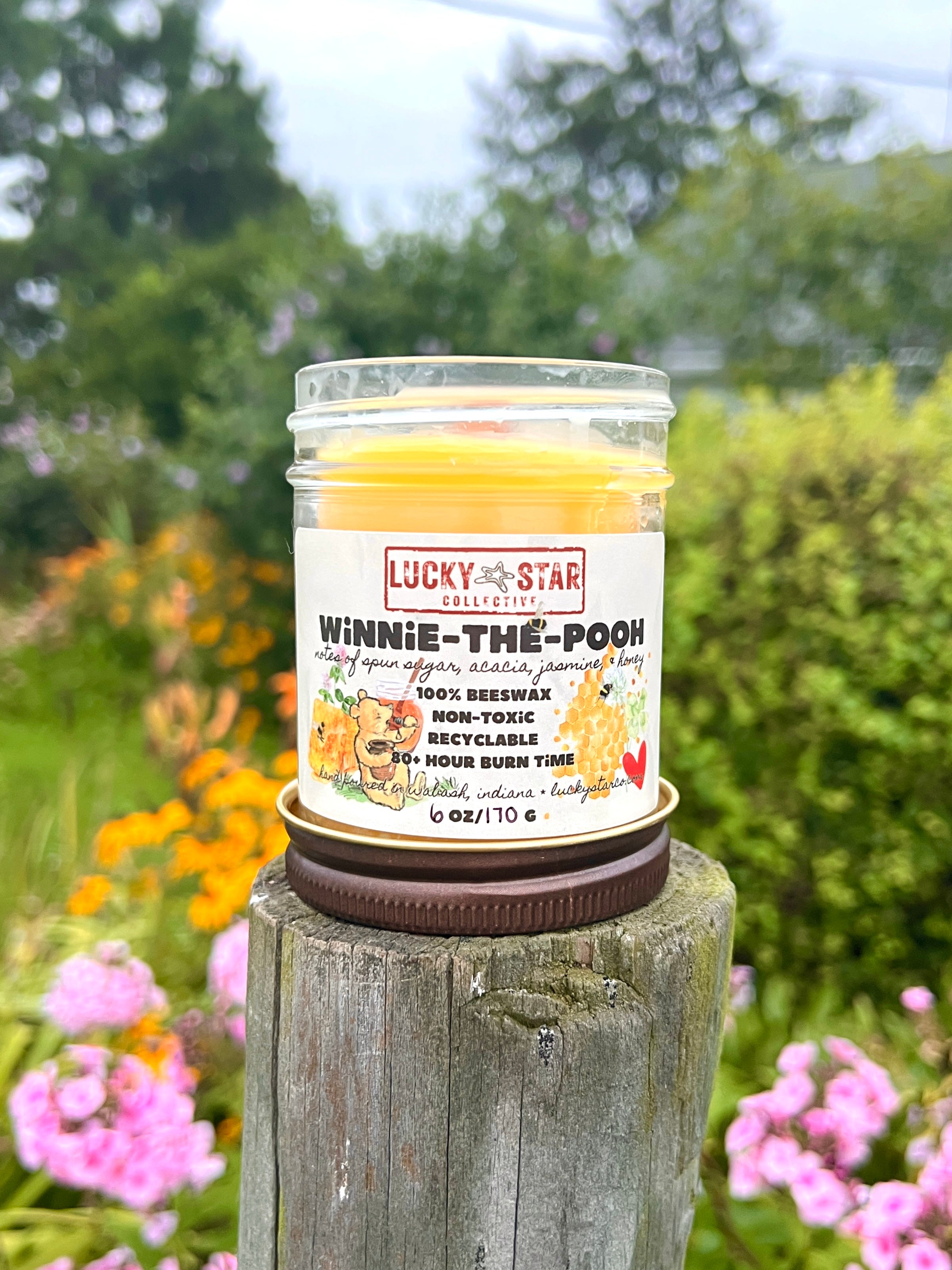 Winnie-the-Pooh Beeswax Candle