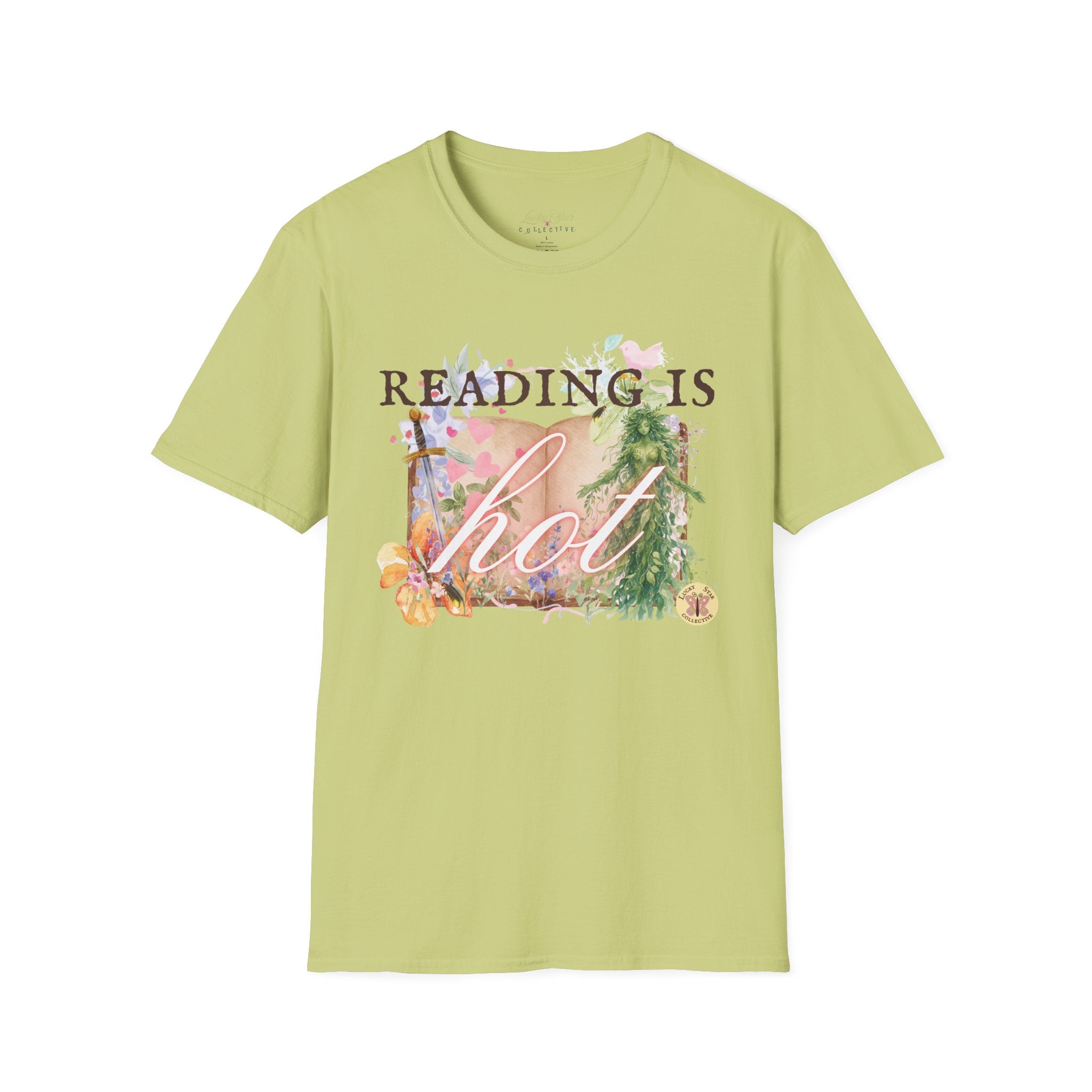 Reading is Hot Unisex T-Shirt - Green Planet