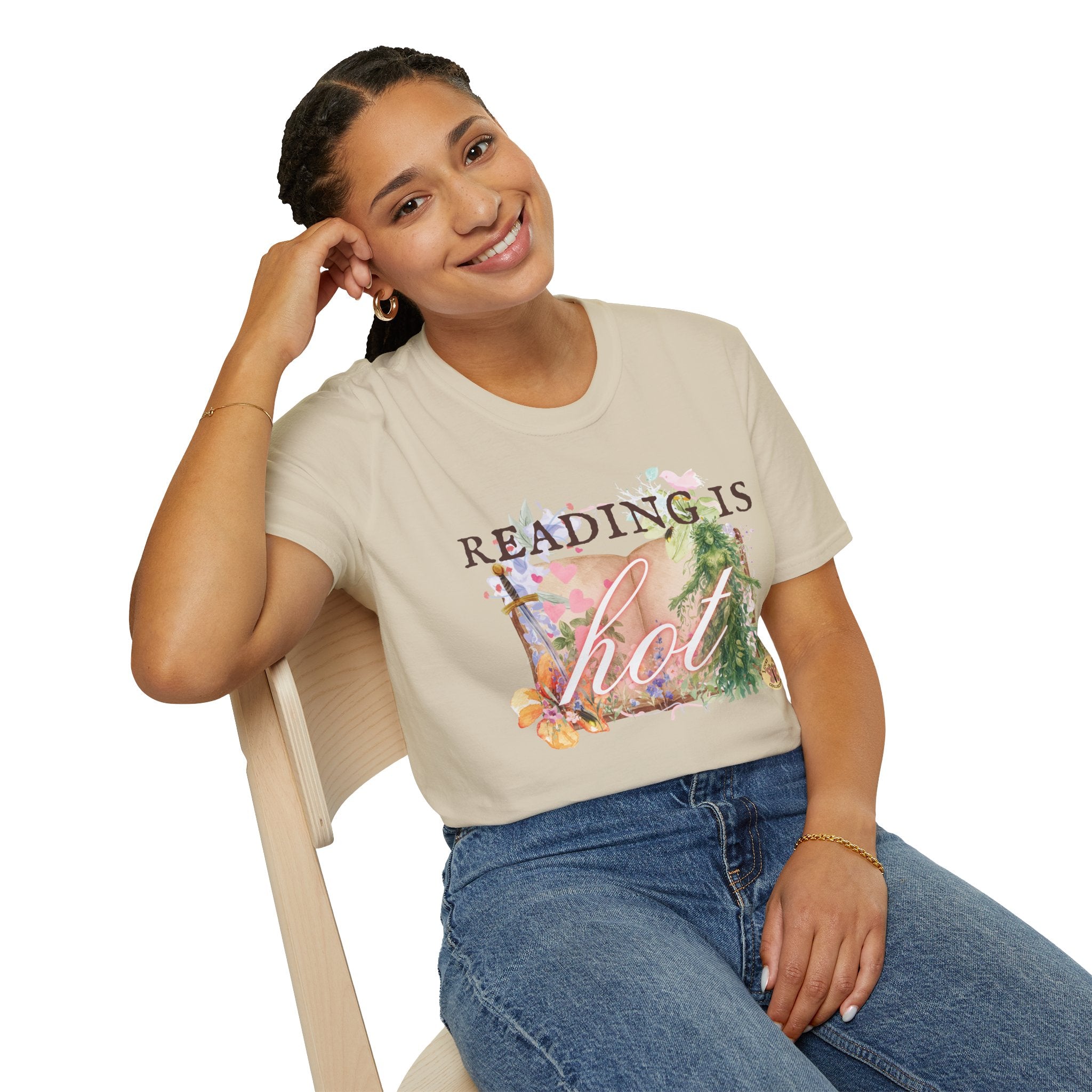Reading is Hot Unisex T-Shirt - Green Planet