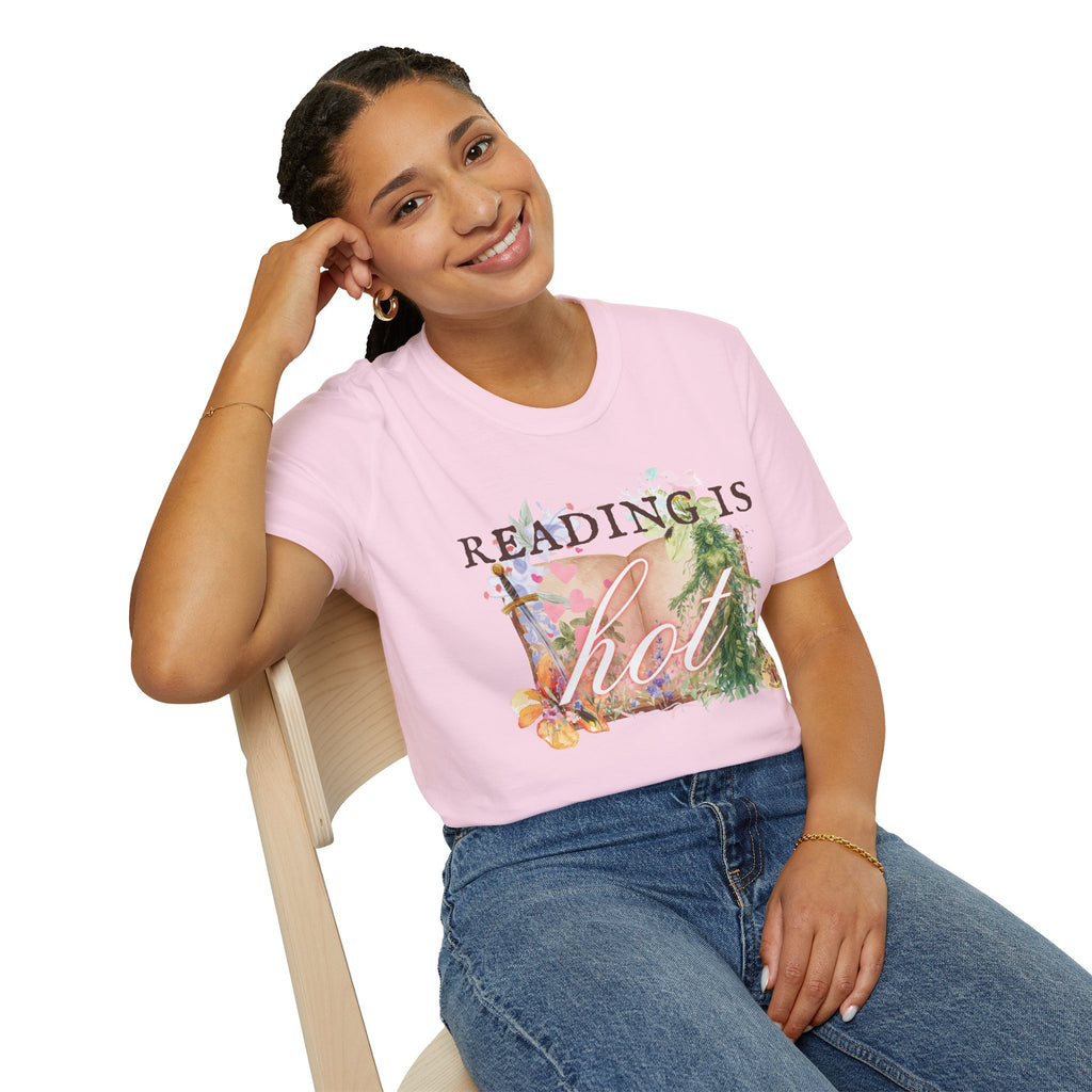 Reading is Hot Unisex T-Shirt - Green Planet
