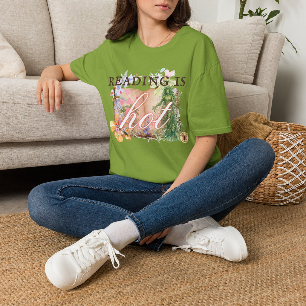 Reading is Hot Unisex T-Shirt - Green Planet