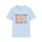 Reading is Hot Unisex T-Shirt - Blue Wind