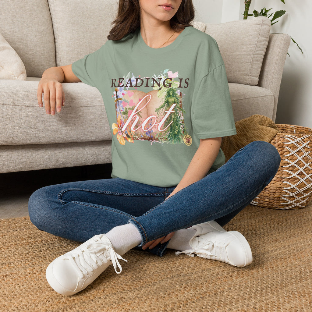 Reading is Hot Unisex T-Shirt - Green Planet