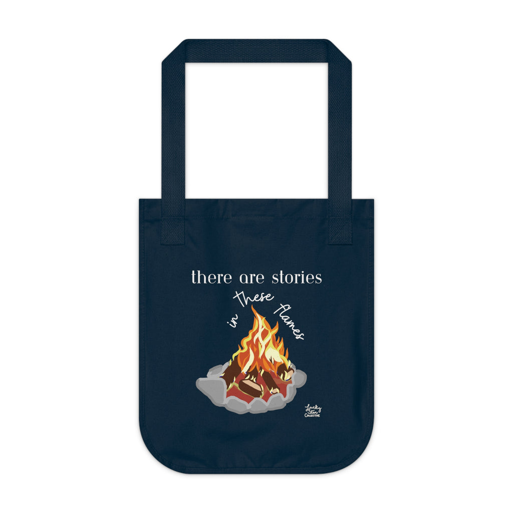 Campfire Stories Organic Canvas Tote Bag