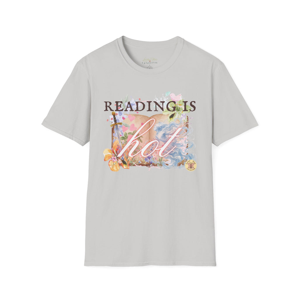 Reading is Hot Unisex T-Shirt - Blue Wind