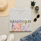 Reading is Hot Unisex T-Shirt - Blue Wind