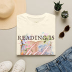 Reading is Hot Unisex T-Shirt - Blue Wind