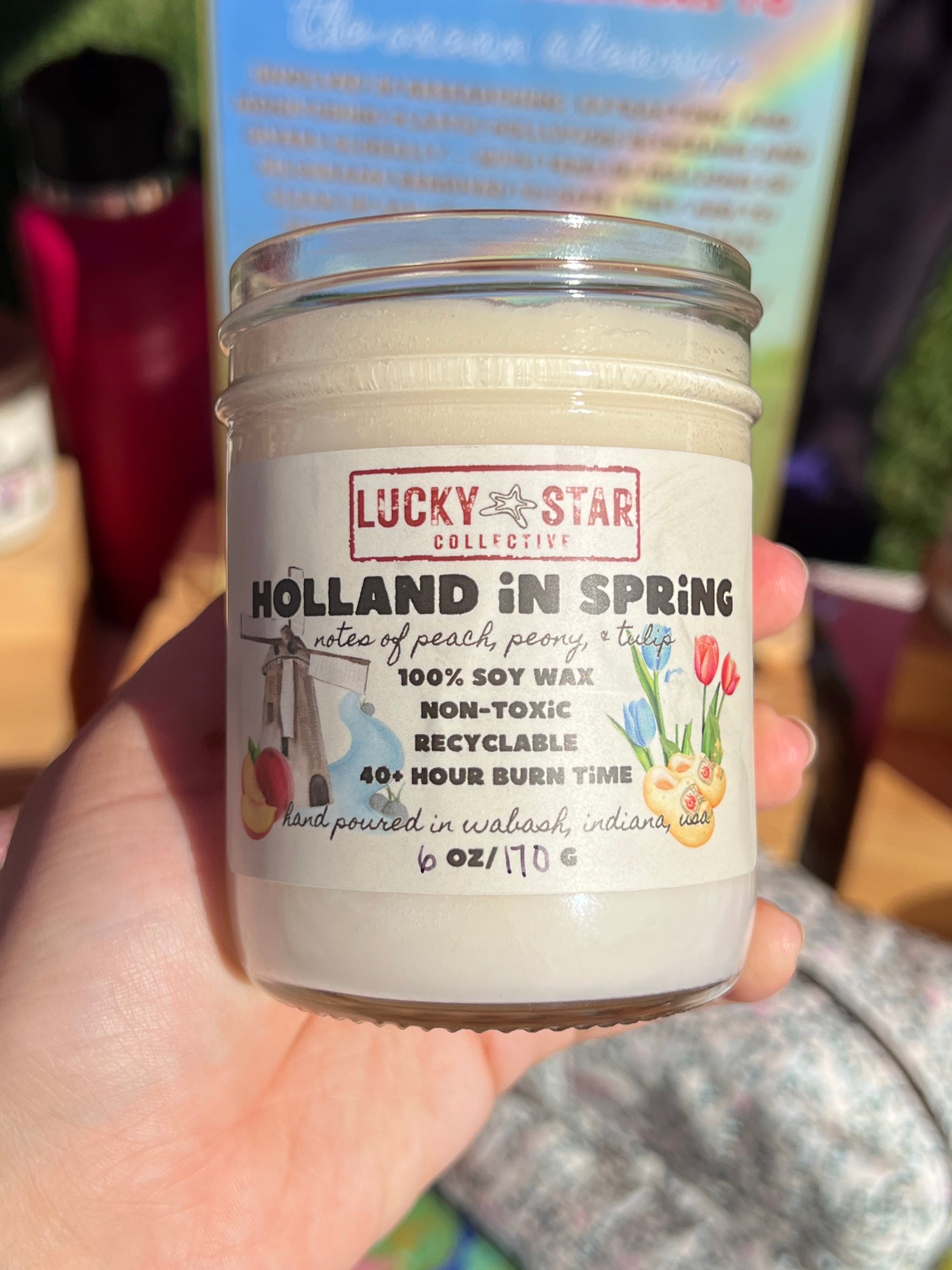 Holland In Spring Candle