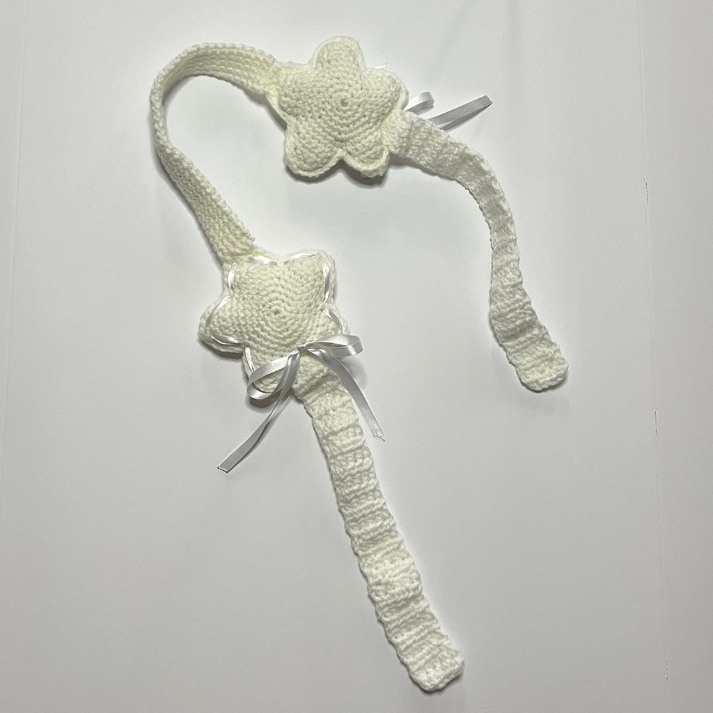 White Starmuff With Bows