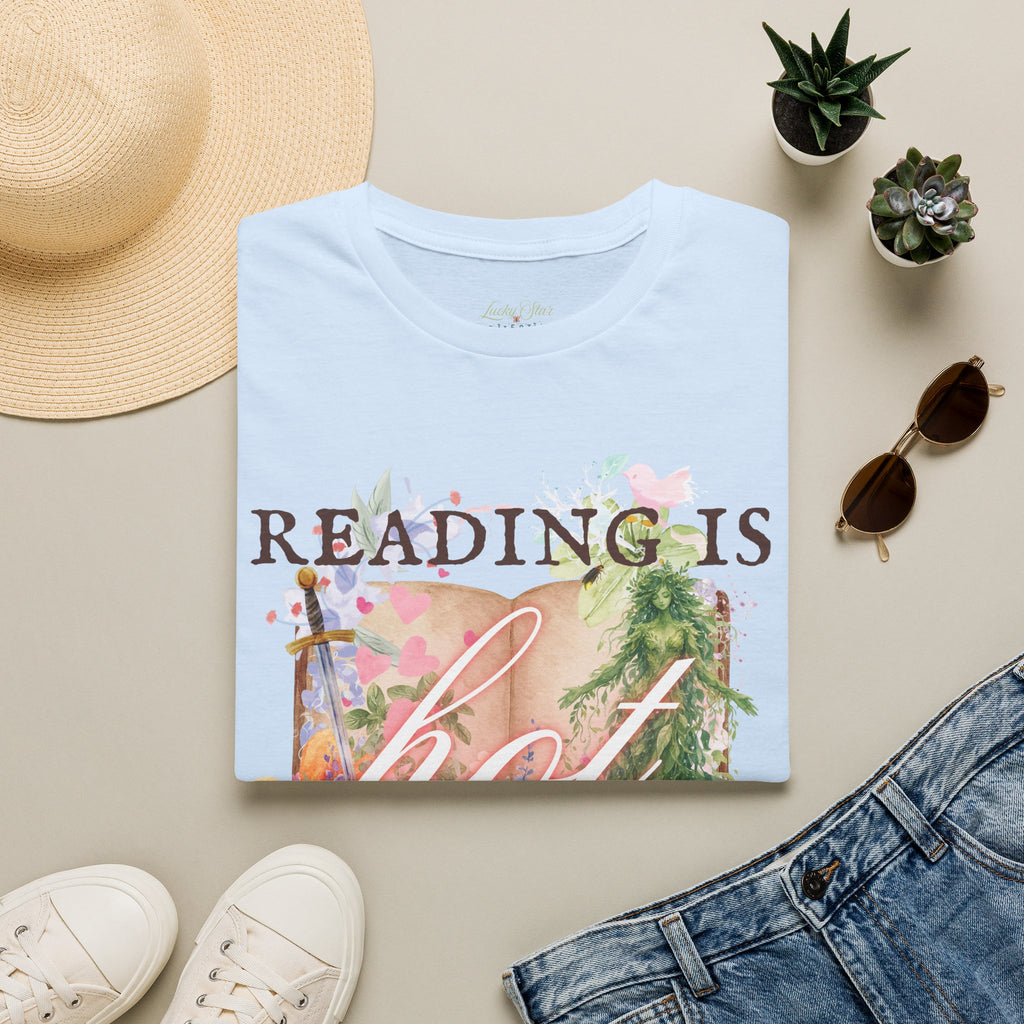Reading is Hot Unisex T-Shirt - Green Planet