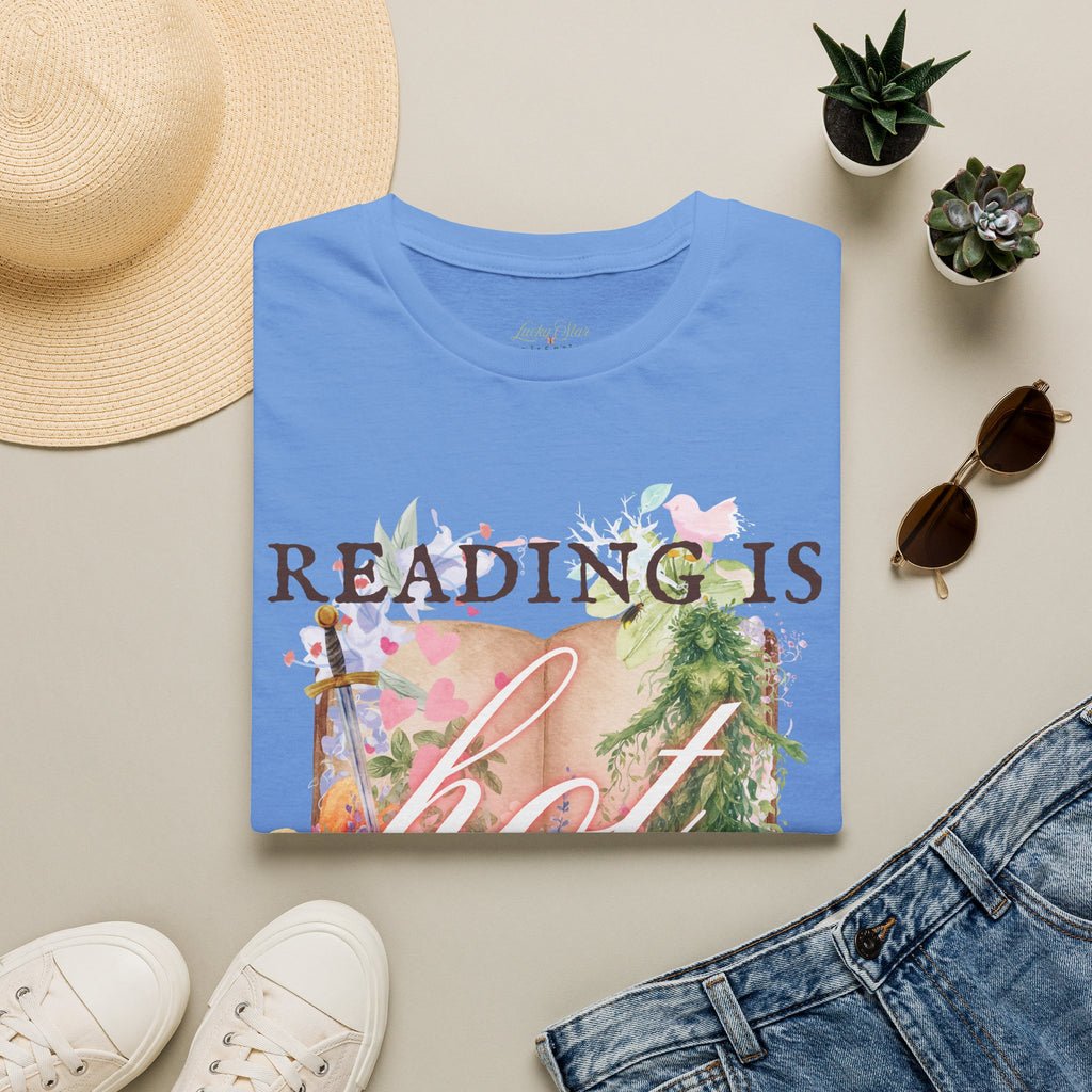 Reading is Hot Unisex T-Shirt - Green Planet
