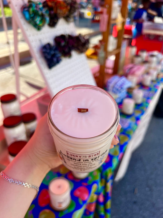 Holland In Spring Candle
