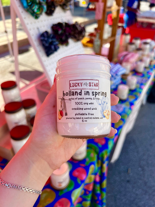 Holland In Spring Candle
