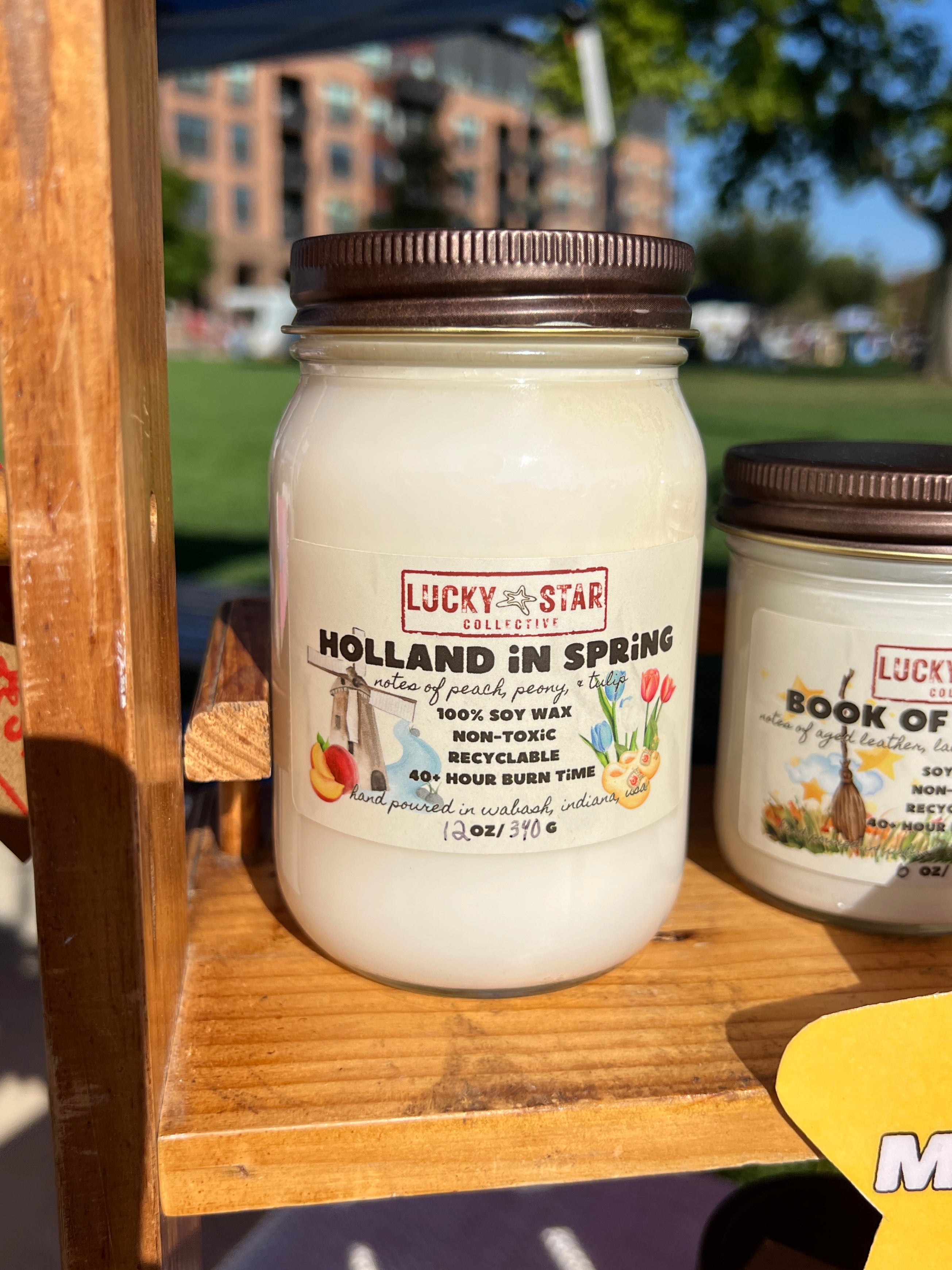 Holland In Spring Candle
