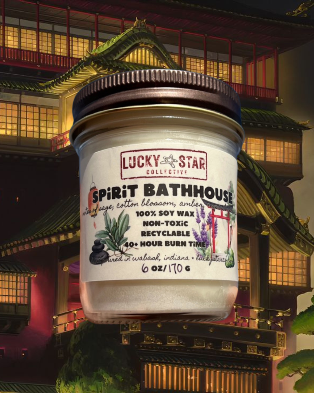 Spirit Bathhouse Candle