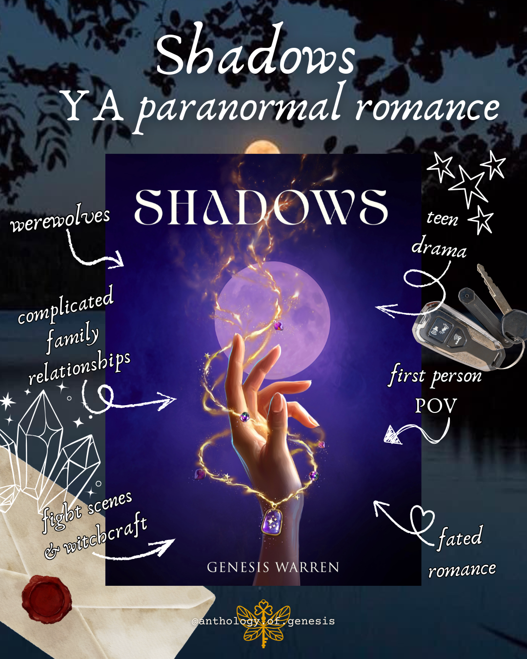 Shadows - YA Paranormal Romance Novel