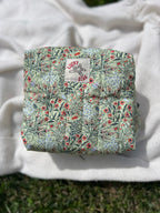 Poppies & Bugs Quilted Make-Up Bag
