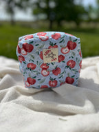 Apple Quilted Make-Up Bag