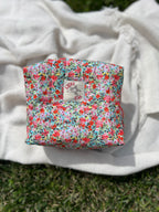 Flower Fields Quilted Make-Up Bag