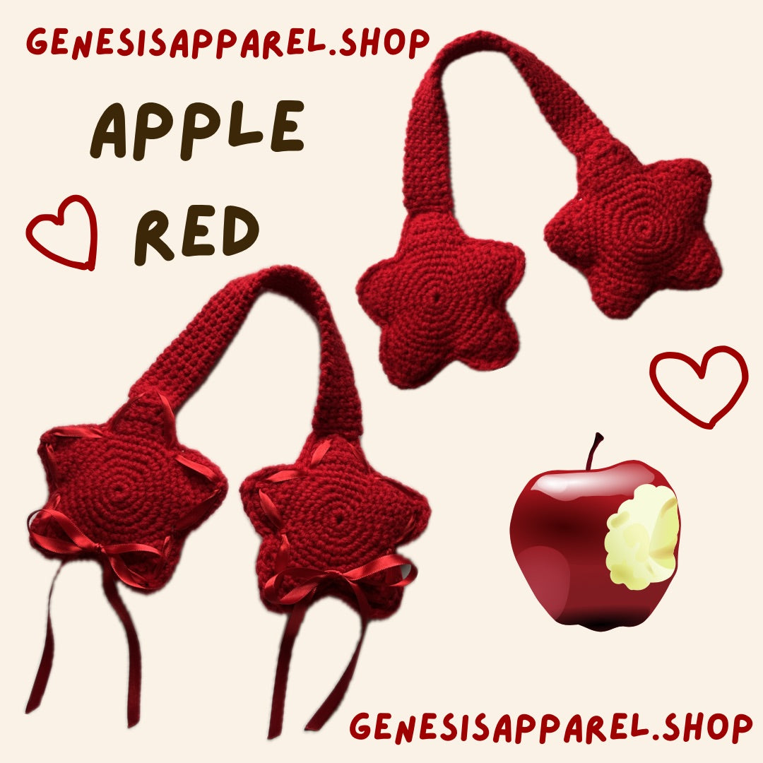Red Starmuff with Bows