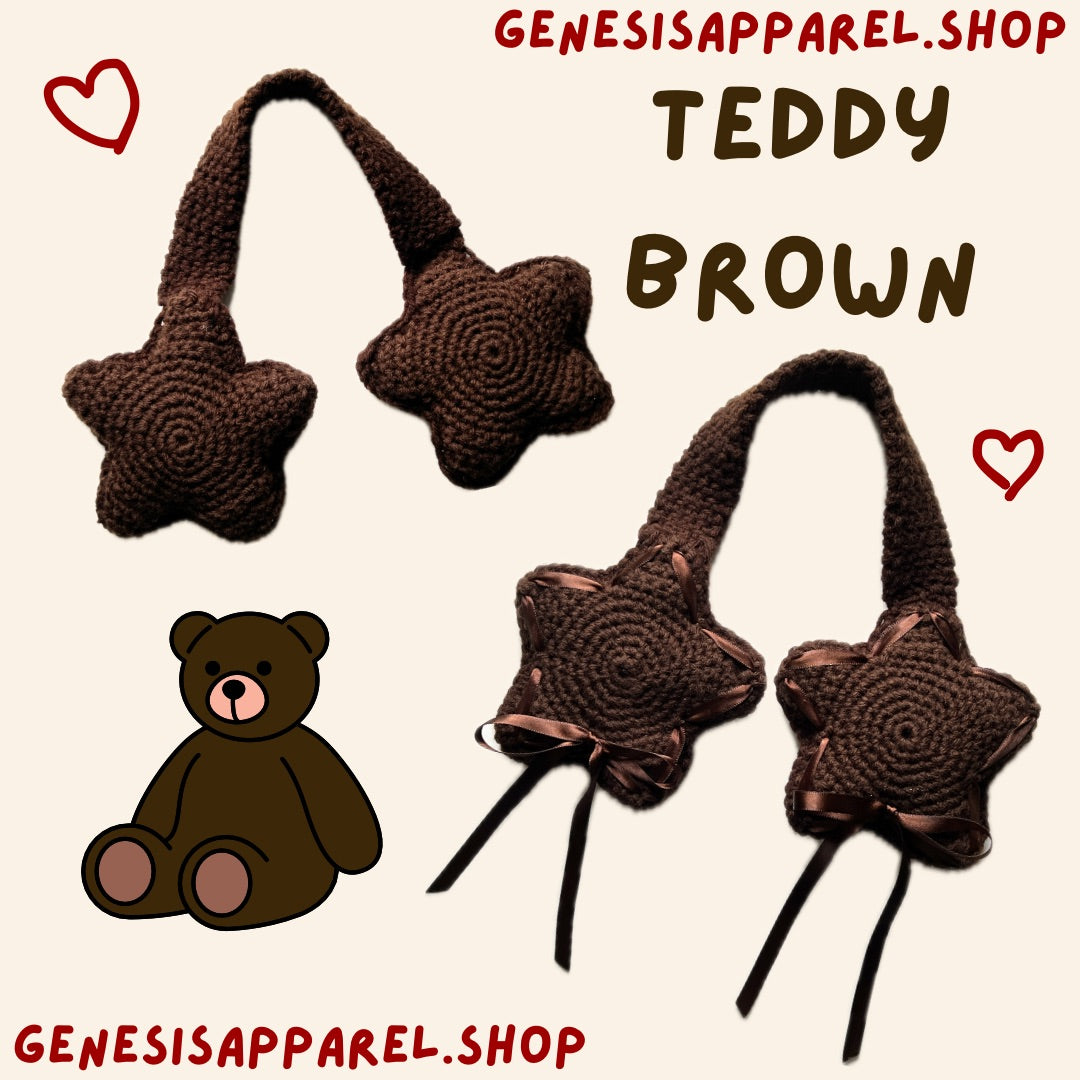 Brown Starmuff With Bows